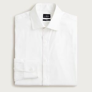 J. Crew Men's Bowery performance stretch dress shirt with spread collar